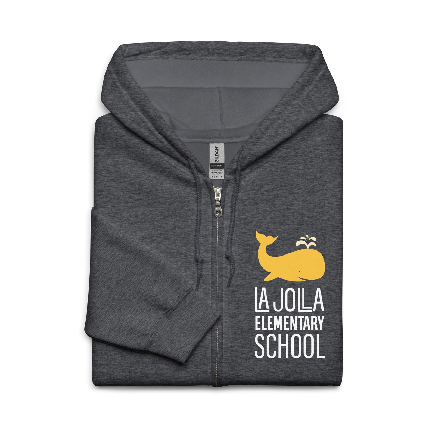 Whale Collection: Adult Unisex Heavy Blend Zip Hoodie