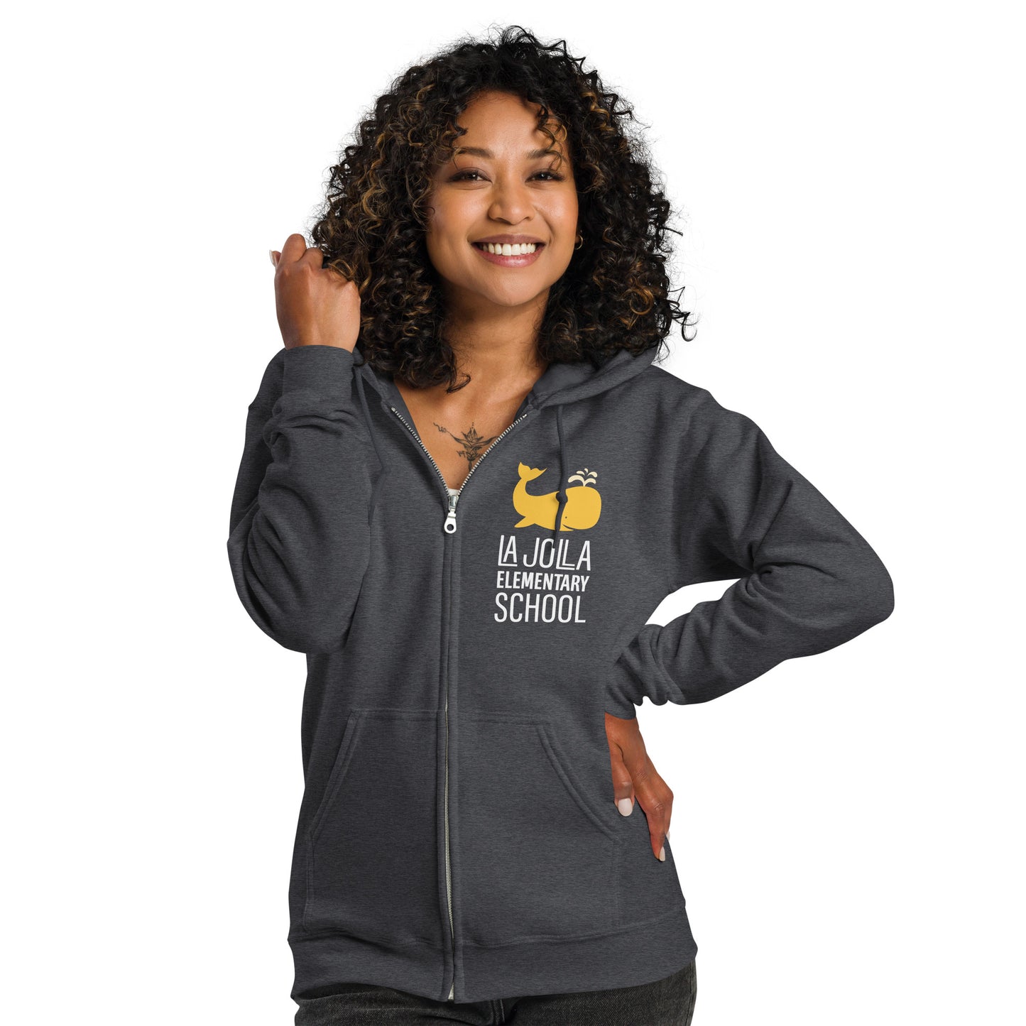Whale Collection: Adult Unisex Heavy Blend Zip Hoodie