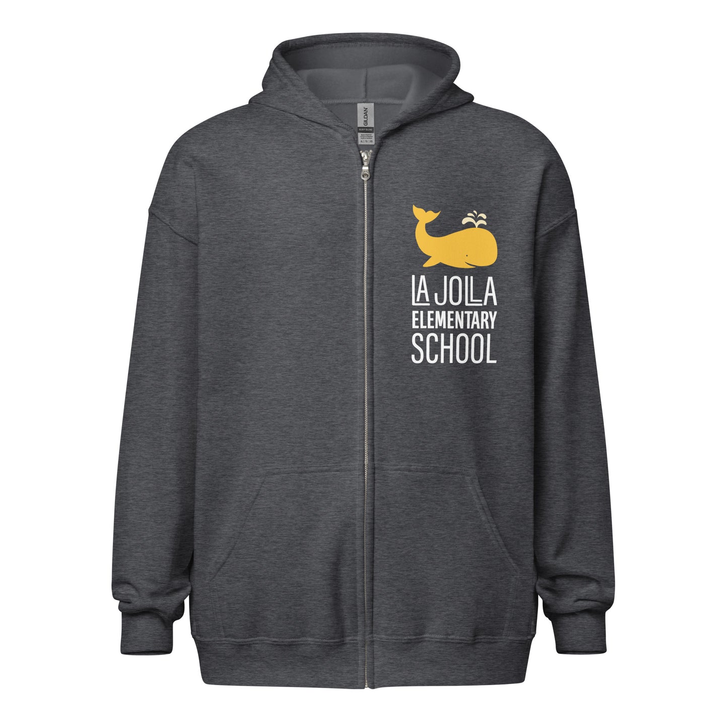 Whale Collection: Adult Unisex Heavy Blend Zip Hoodie