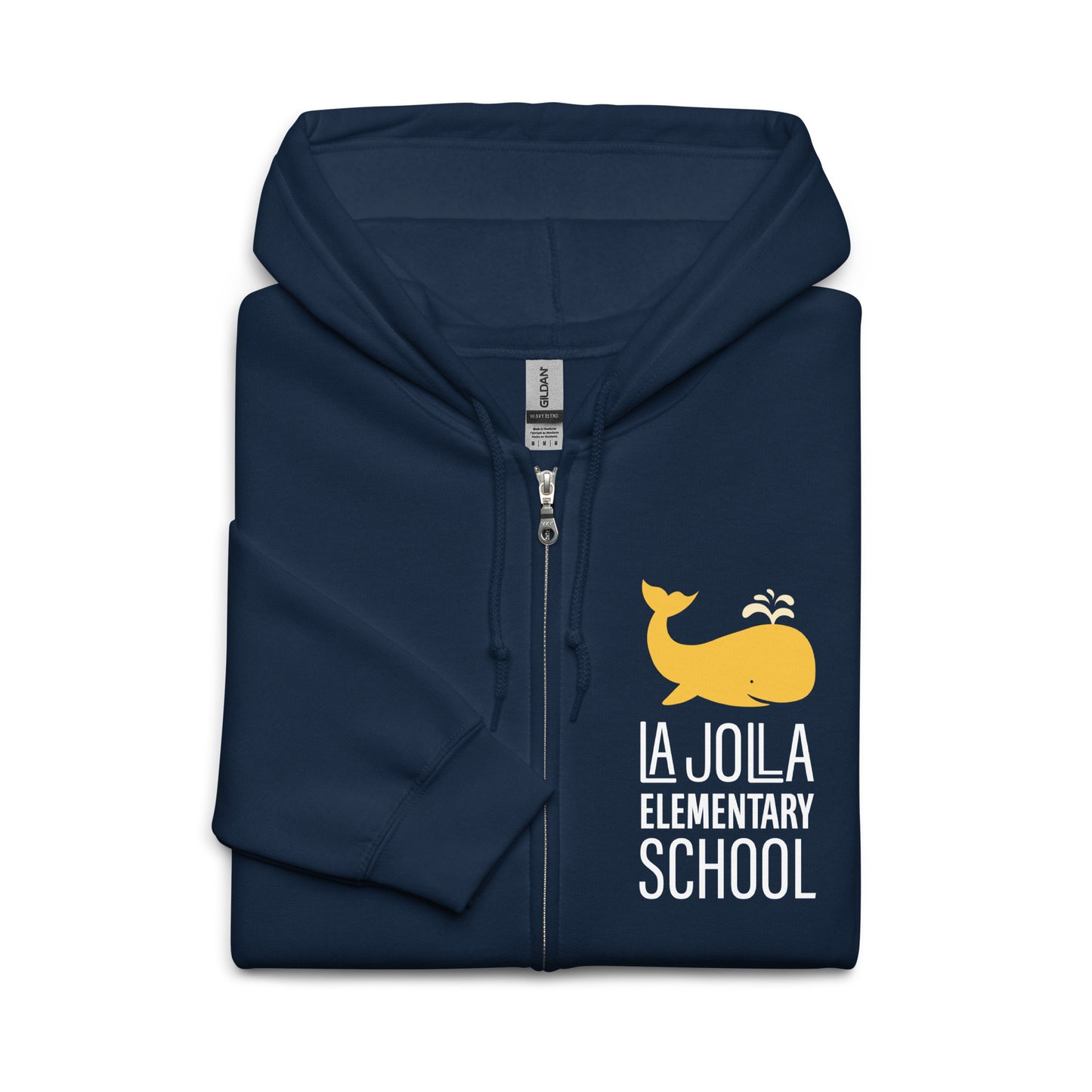 Whale Collection: Adult Unisex Heavy Blend Zip Hoodie