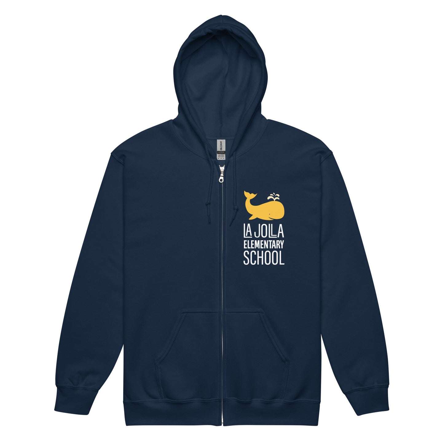 Whale Collection: Adult Unisex Heavy Blend Zip Hoodie