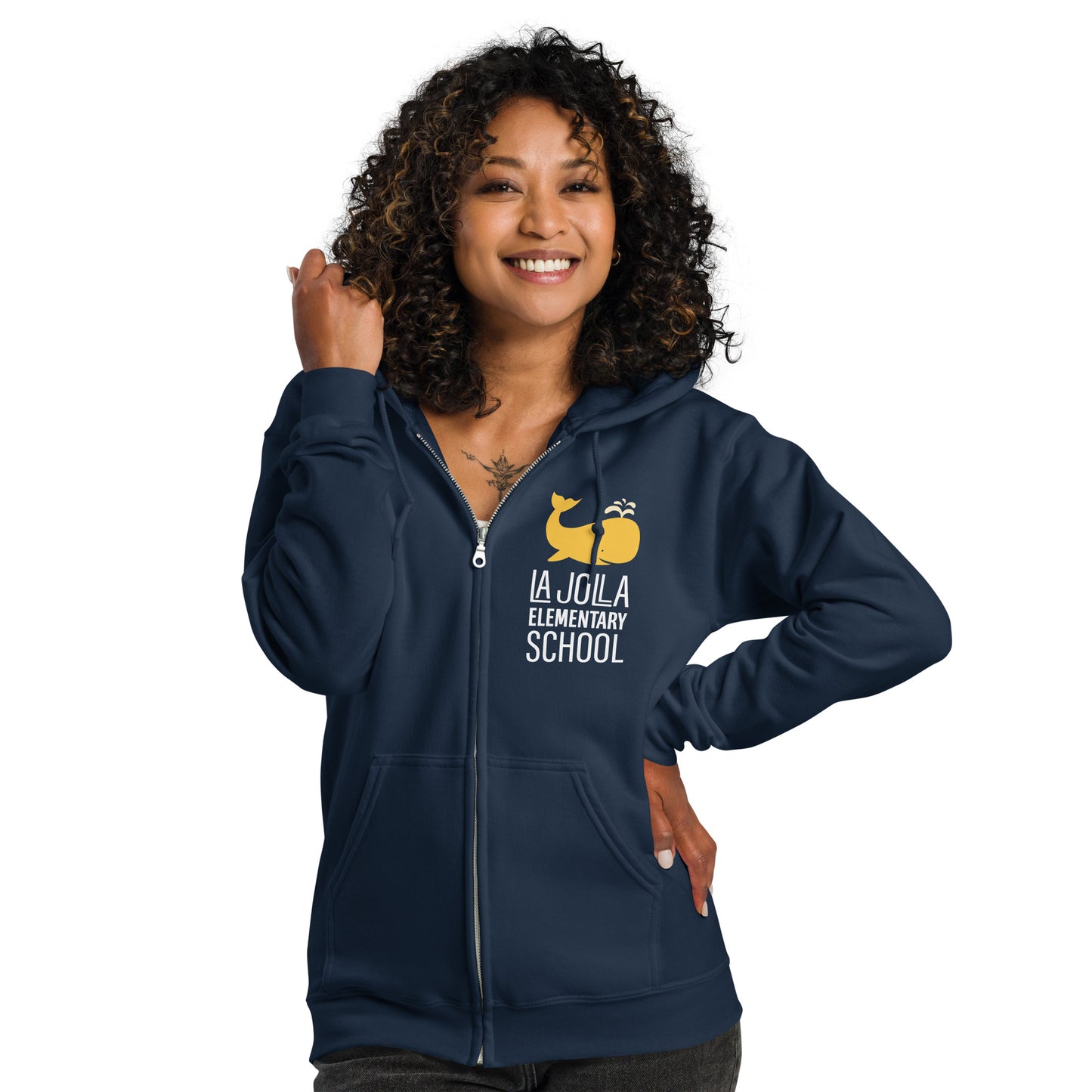 Whale Collection: Adult Unisex Heavy Blend Zip Hoodie