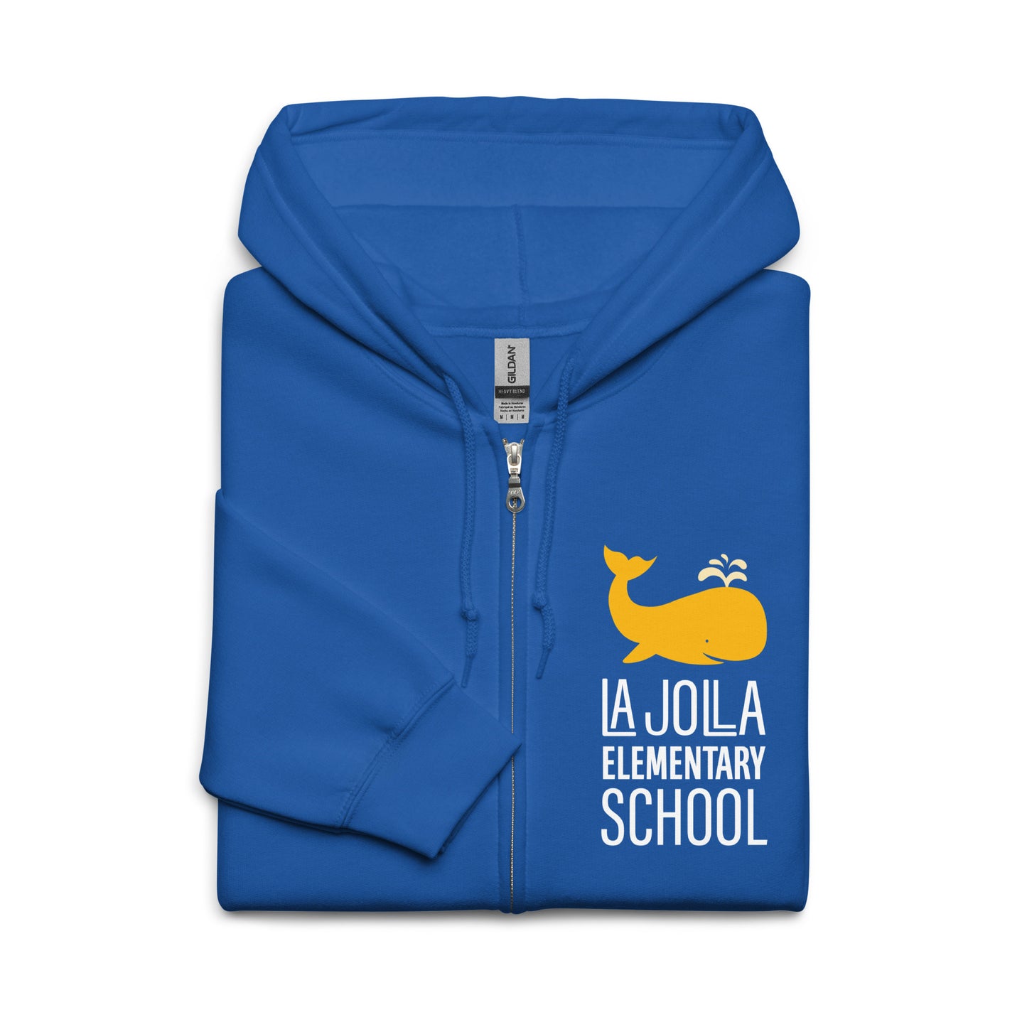 Whale Collection: Adult Unisex Heavy Blend Zip Hoodie
