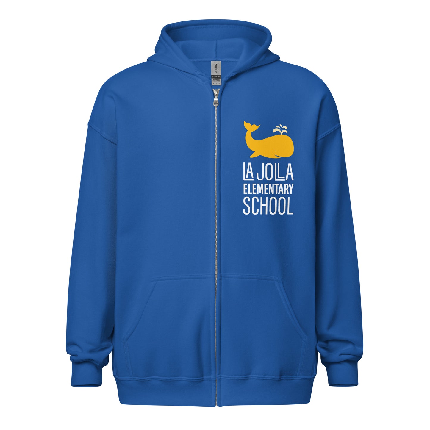Whale Collection: Adult Unisex Heavy Blend Zip Hoodie
