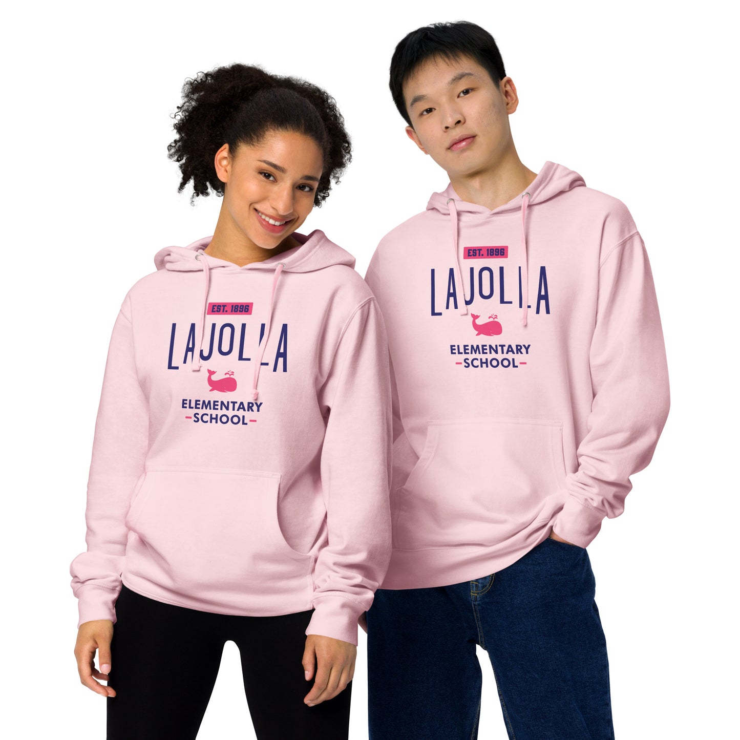 School Collection: Adult Unisex Midweight Hoodie