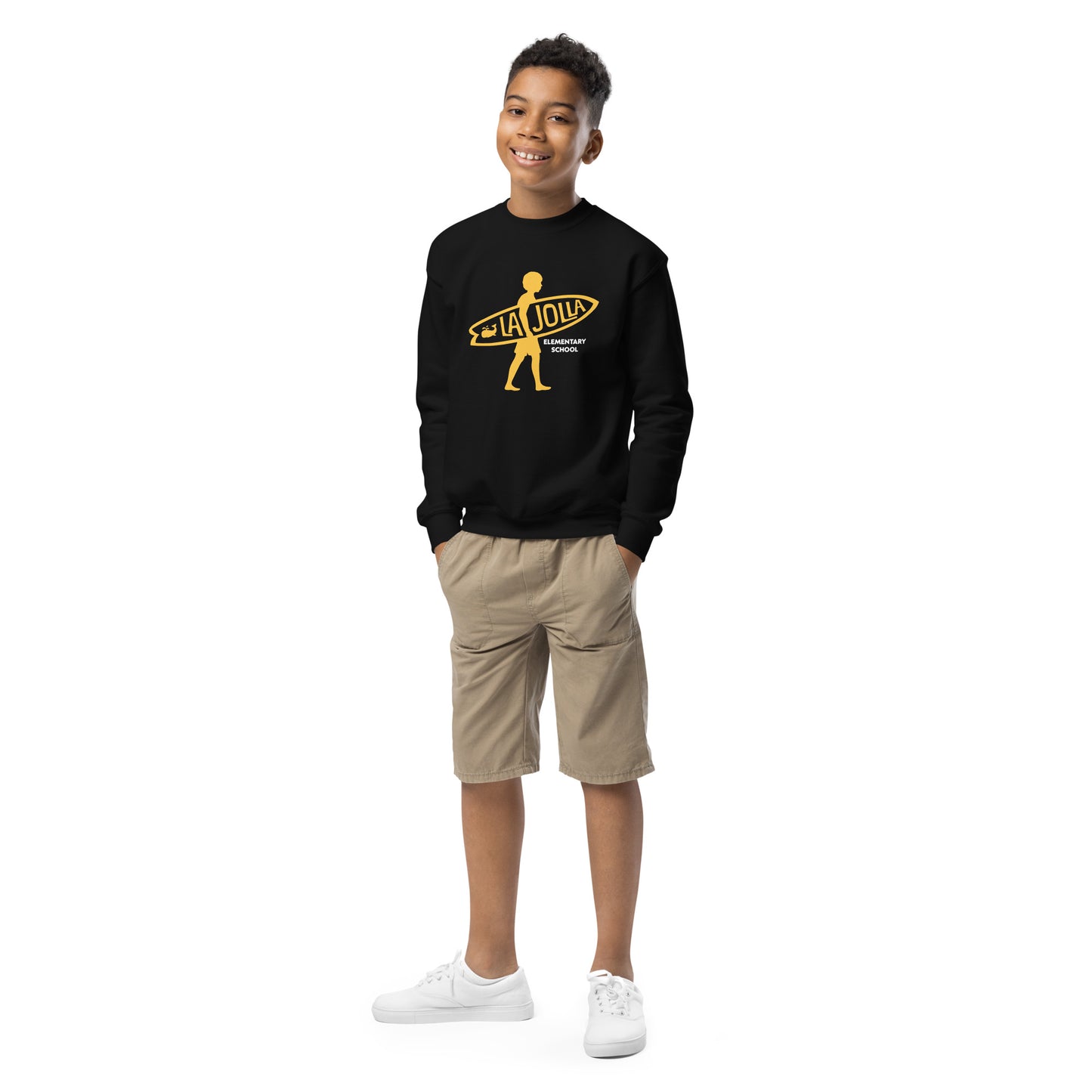 Youth Collection: Crewneck Surfer Logo Sweatshirt