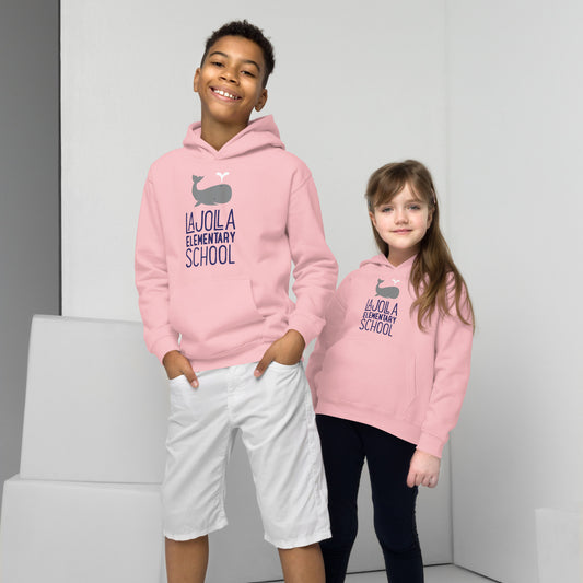 Whale Collection: Perfectly Pink Kids Hoodie