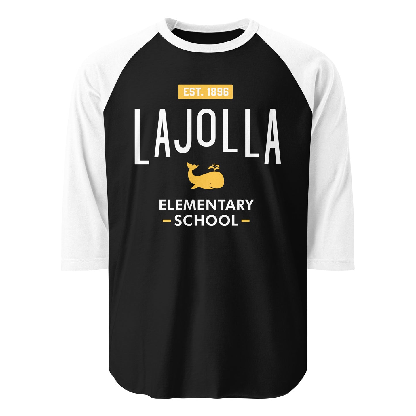 School Collection: Adult 3/4 Sleeve Raglan Shirt