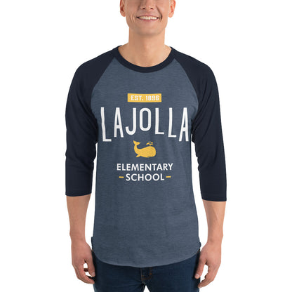 School Collection: Adult 3/4 Sleeve Raglan Shirt