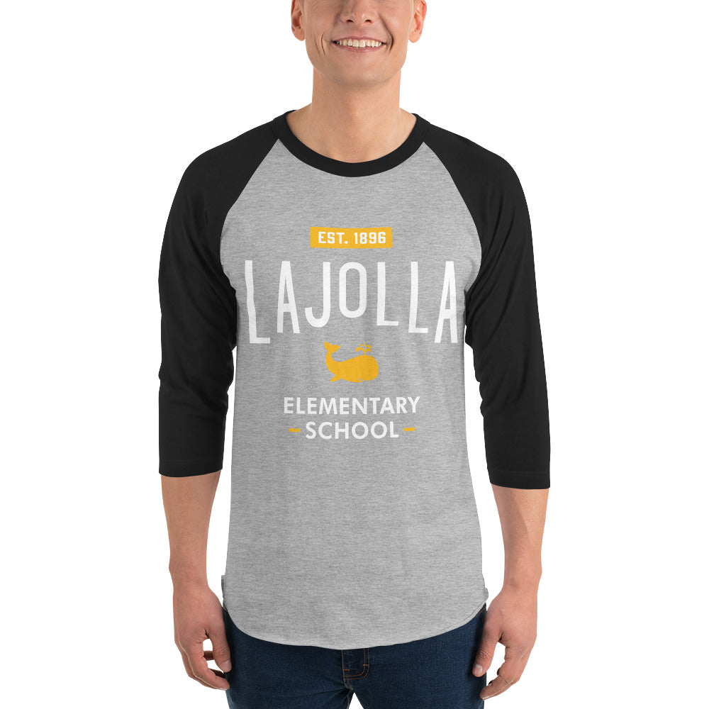 School Collection: Adult 3/4 Sleeve Raglan Shirt