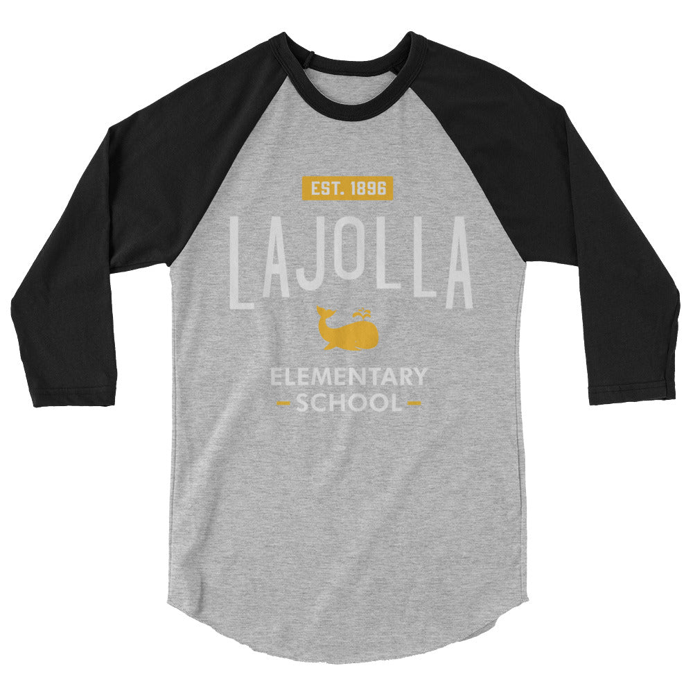 School Collection: Adult 3/4 Sleeve Raglan Shirt