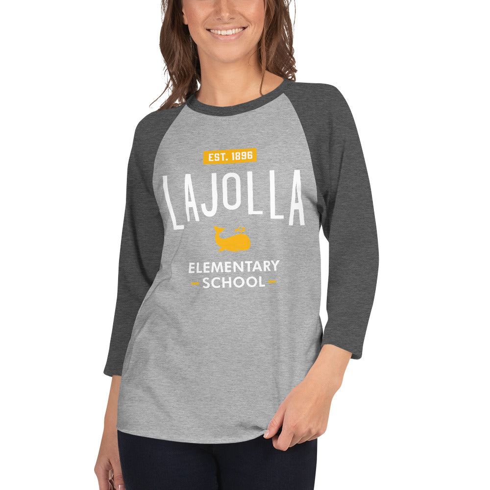 School Collection: Adult 3/4 Sleeve Raglan Shirt