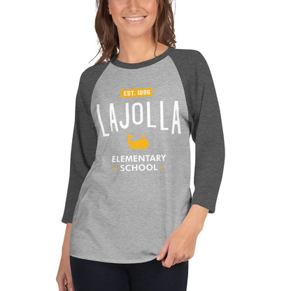 School Collection: Adult 3/4 Sleeve Raglan Shirt