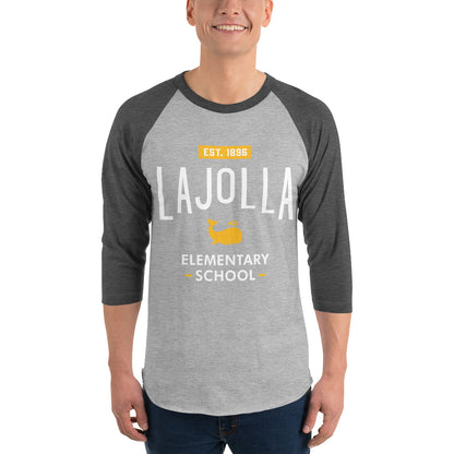 School Collection: Adult 3/4 Sleeve Raglan Shirt