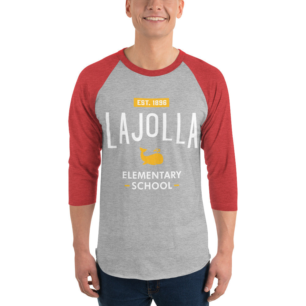 School Collection: Adult 3/4 Sleeve Raglan Shirt