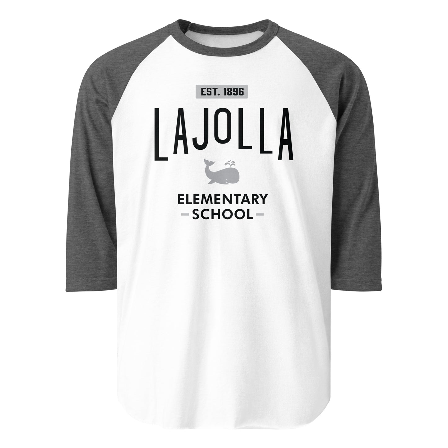 School Collection: Adult 3/4 Sleeve Raglan Shirt