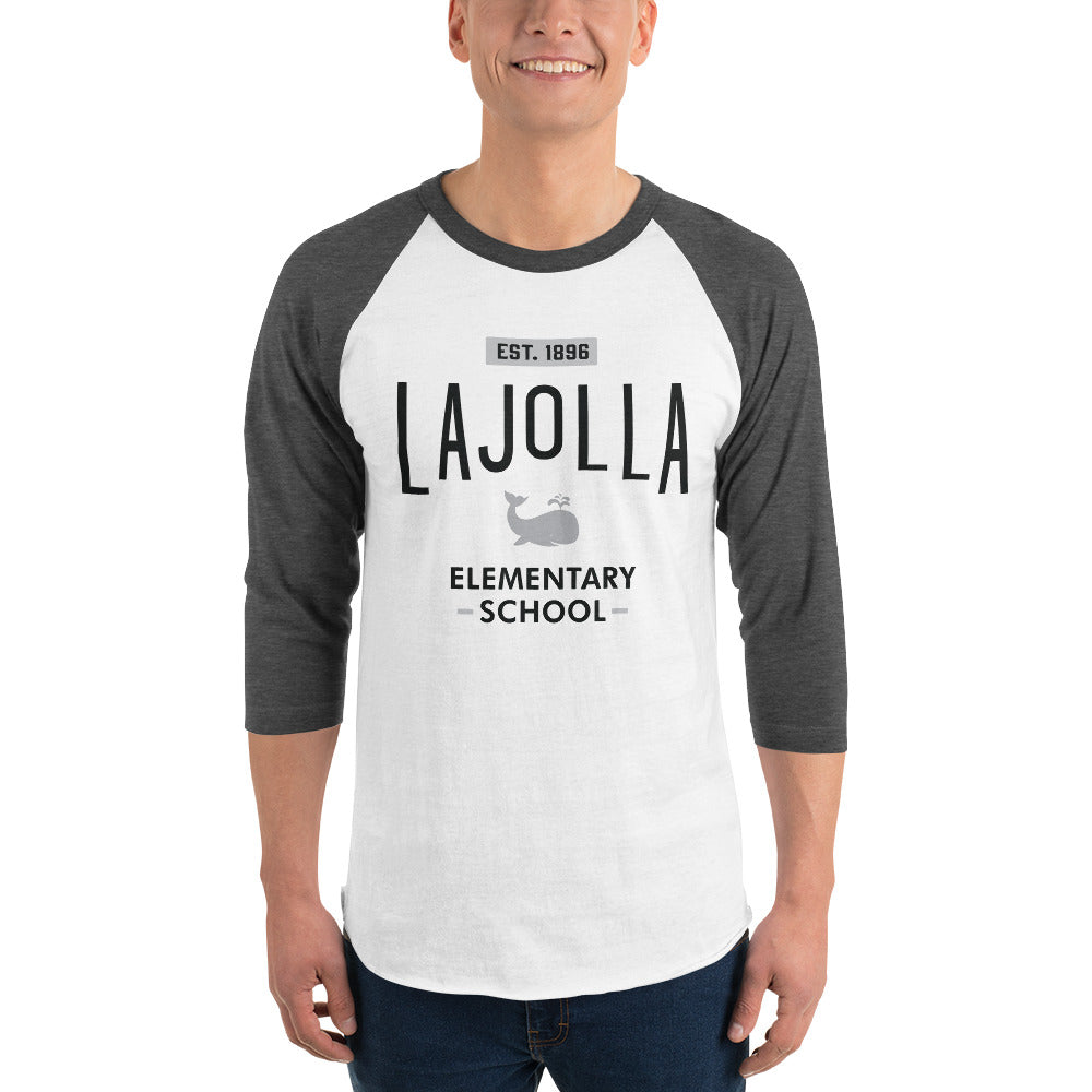 School Collection: Adult 3/4 Sleeve Raglan Shirt