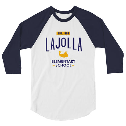 School Collection: Adult 3/4 Sleeve Raglan Shirt