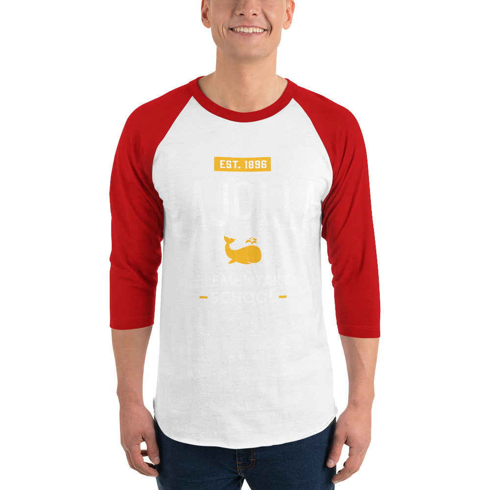 School Collection: Adult 3/4 Sleeve Raglan Shirt