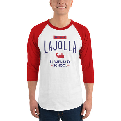 School Collection: Adult 3/4 Sleeve Raglan Shirt