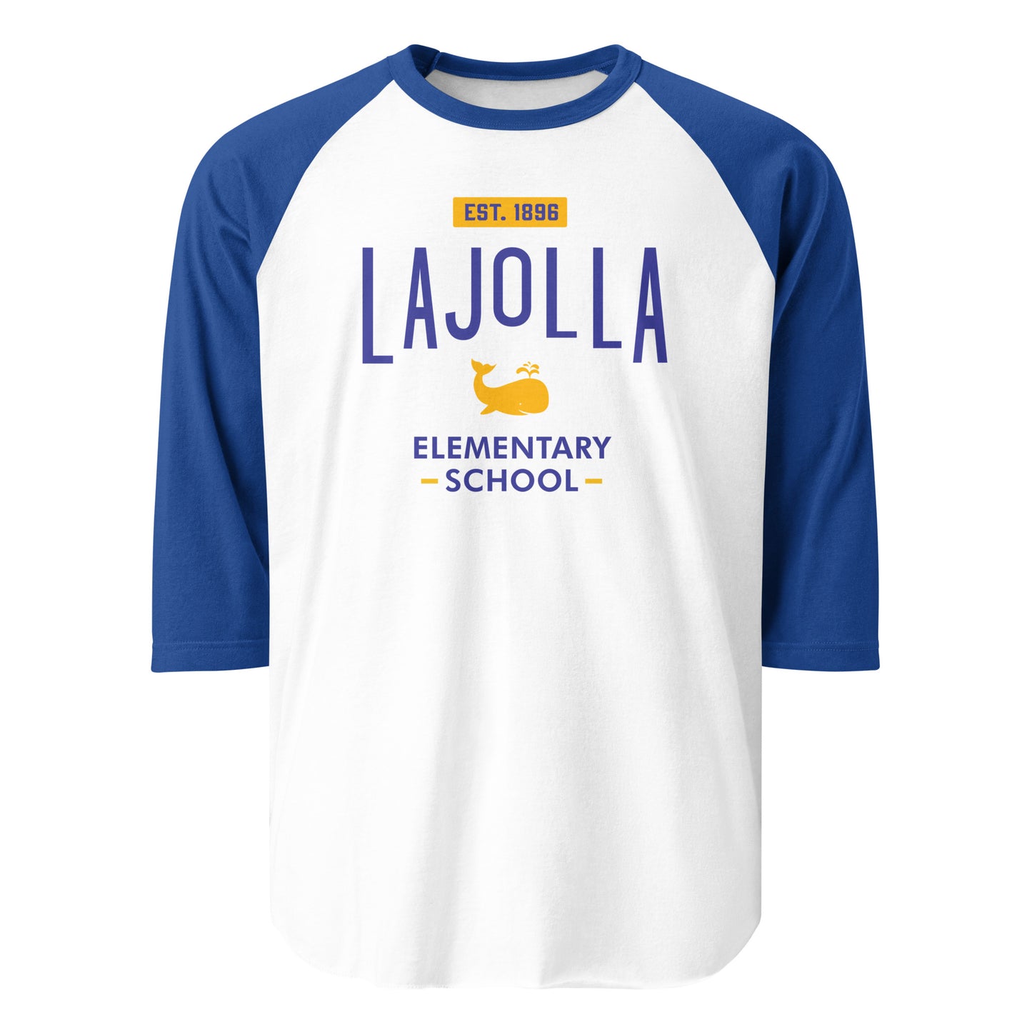 School Collection: Adult 3/4 Sleeve Raglan Shirt