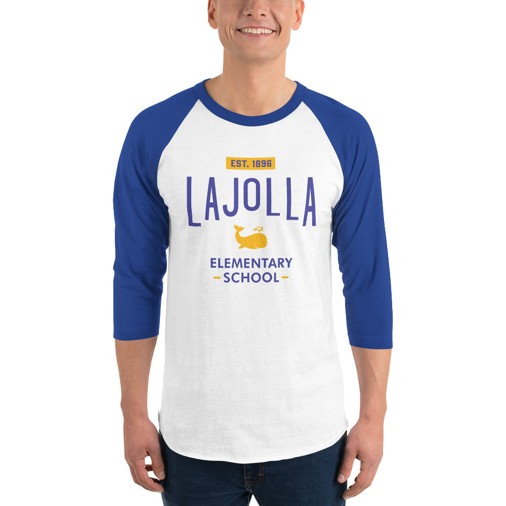 School Collection: Adult 3/4 Sleeve Raglan Shirt