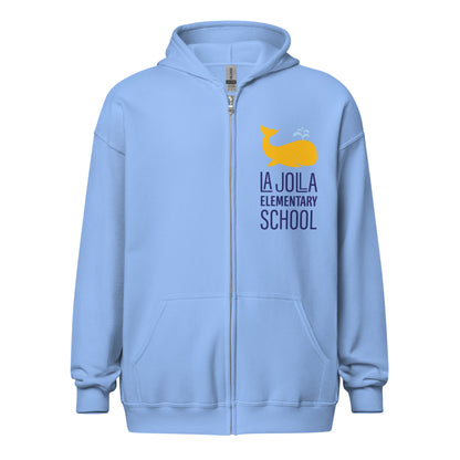 Whale Collection: Adult Unisex Heavy Blend Zip Hoodie