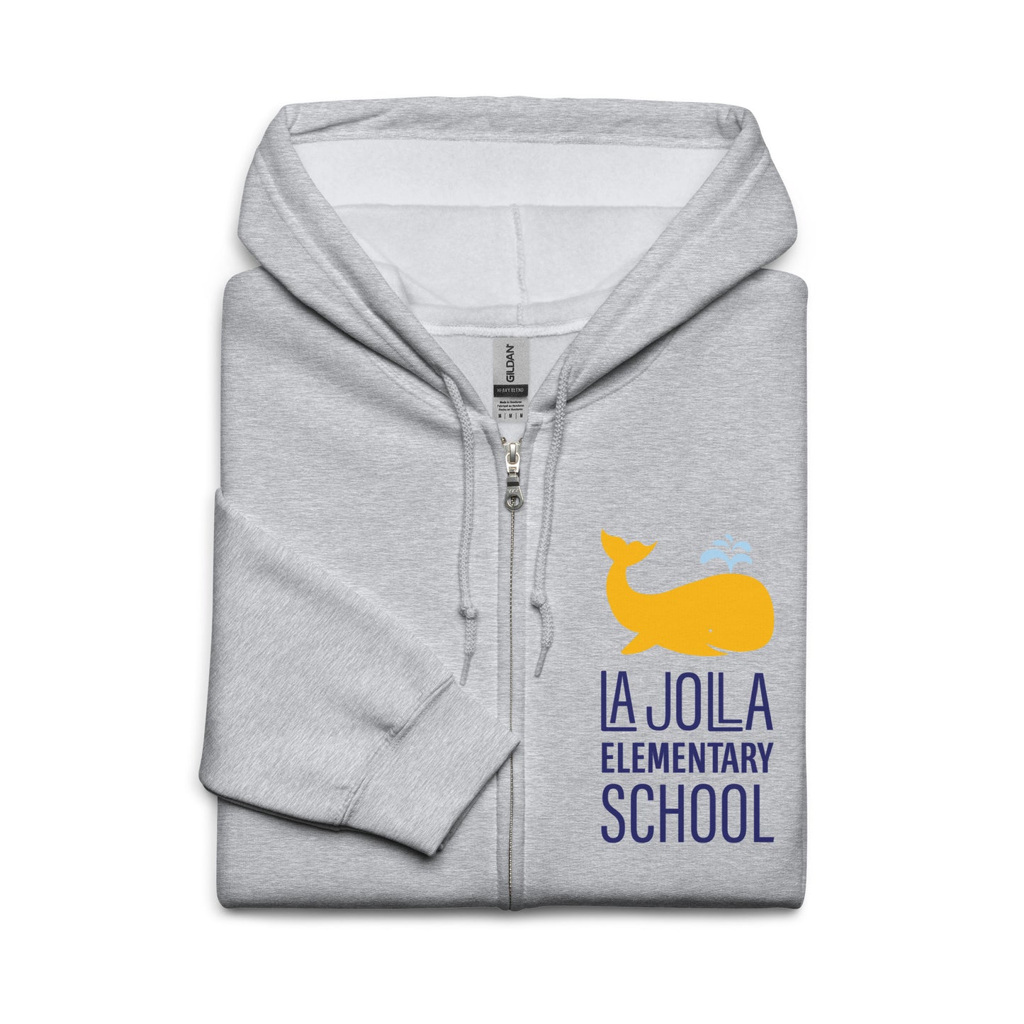 Whale Collection: Adult Unisex Heavy Blend Zip Hoodie