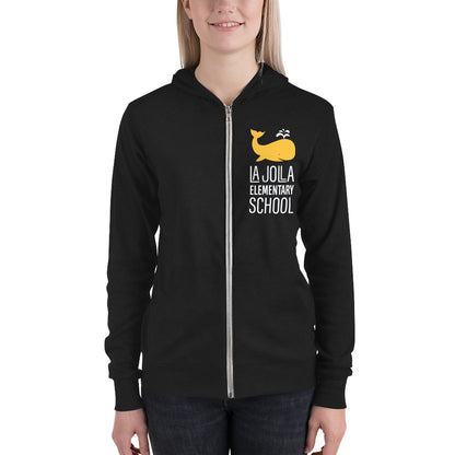 Whale Collection: Adult Unisex Zip Hoodie