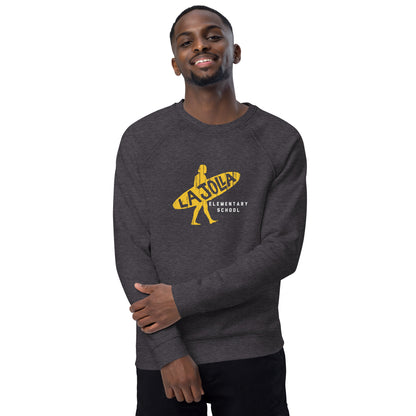 Surfer Collection: Adult Unisex Organic Raglan Sweatshirt