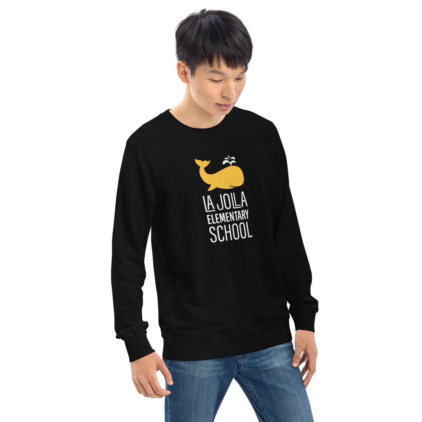 Whale Collection: Adult Unisex Organic Sweatshirt