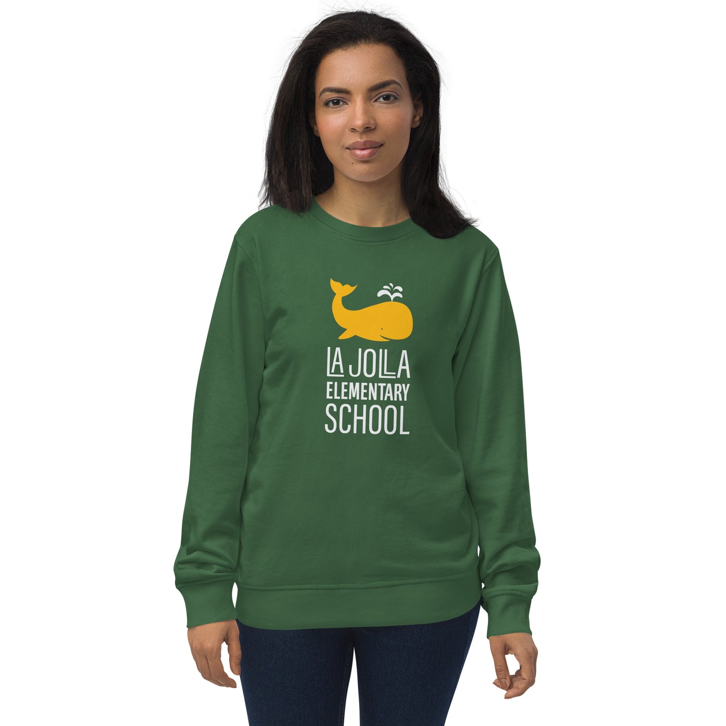 Whale Collection: Adult Unisex Organic Sweatshirt