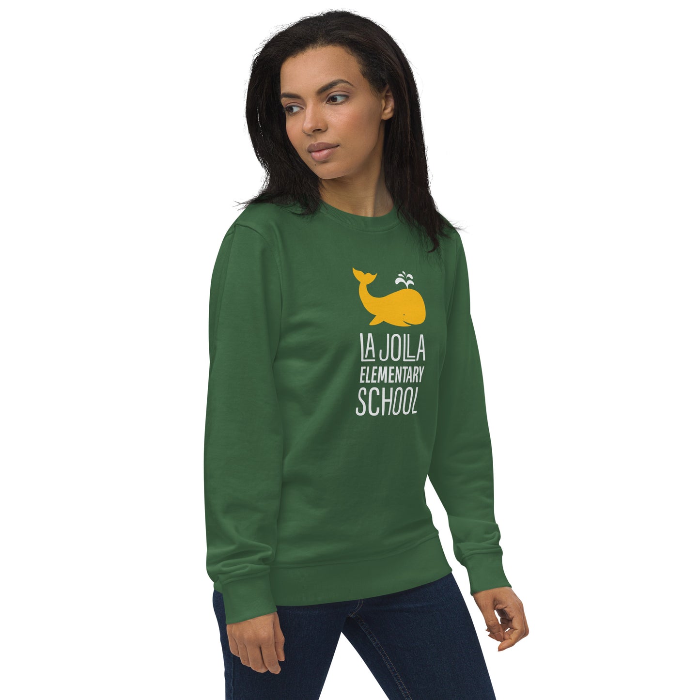 Whale Collection: Adult Unisex Organic Sweatshirt