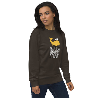 Whale Collection: Adult Unisex Organic Sweatshirt