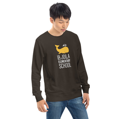 Whale Collection: Adult Unisex Organic Sweatshirt