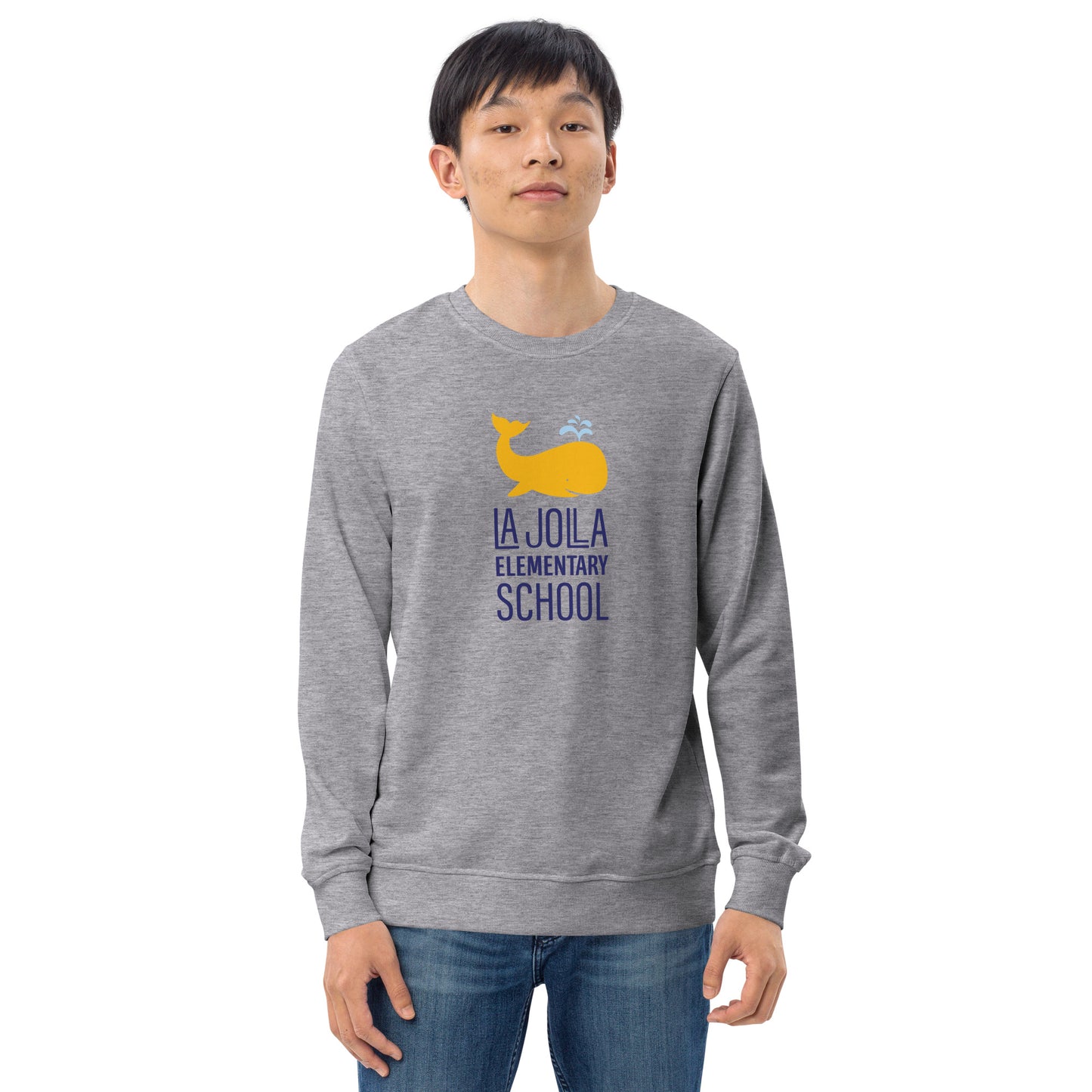 Whale Collection: Adult Unisex Organic Sweatshirt