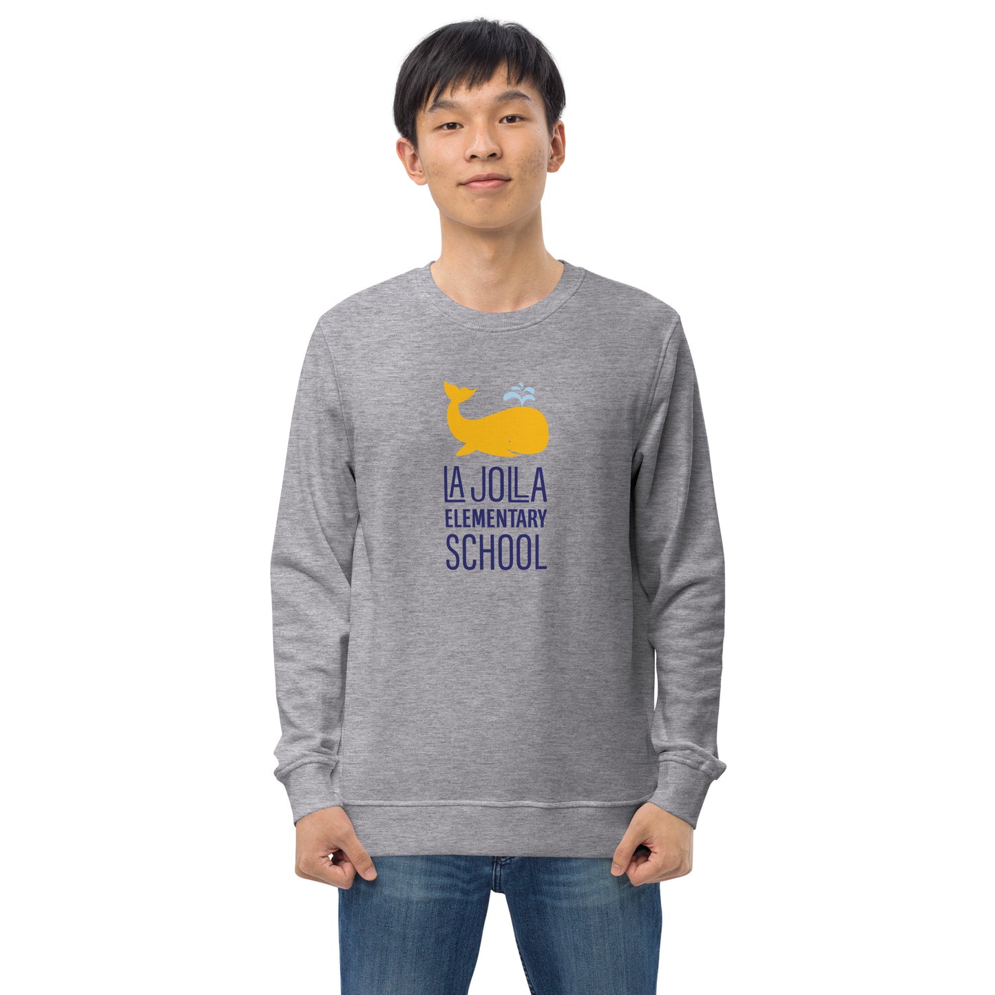 Whale Collection: Adult Unisex Organic Sweatshirt