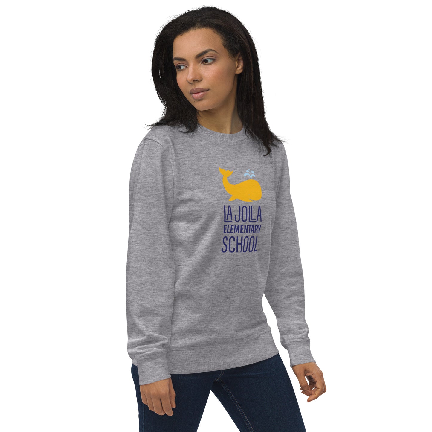 Whale Collection: Adult Unisex Organic Sweatshirt