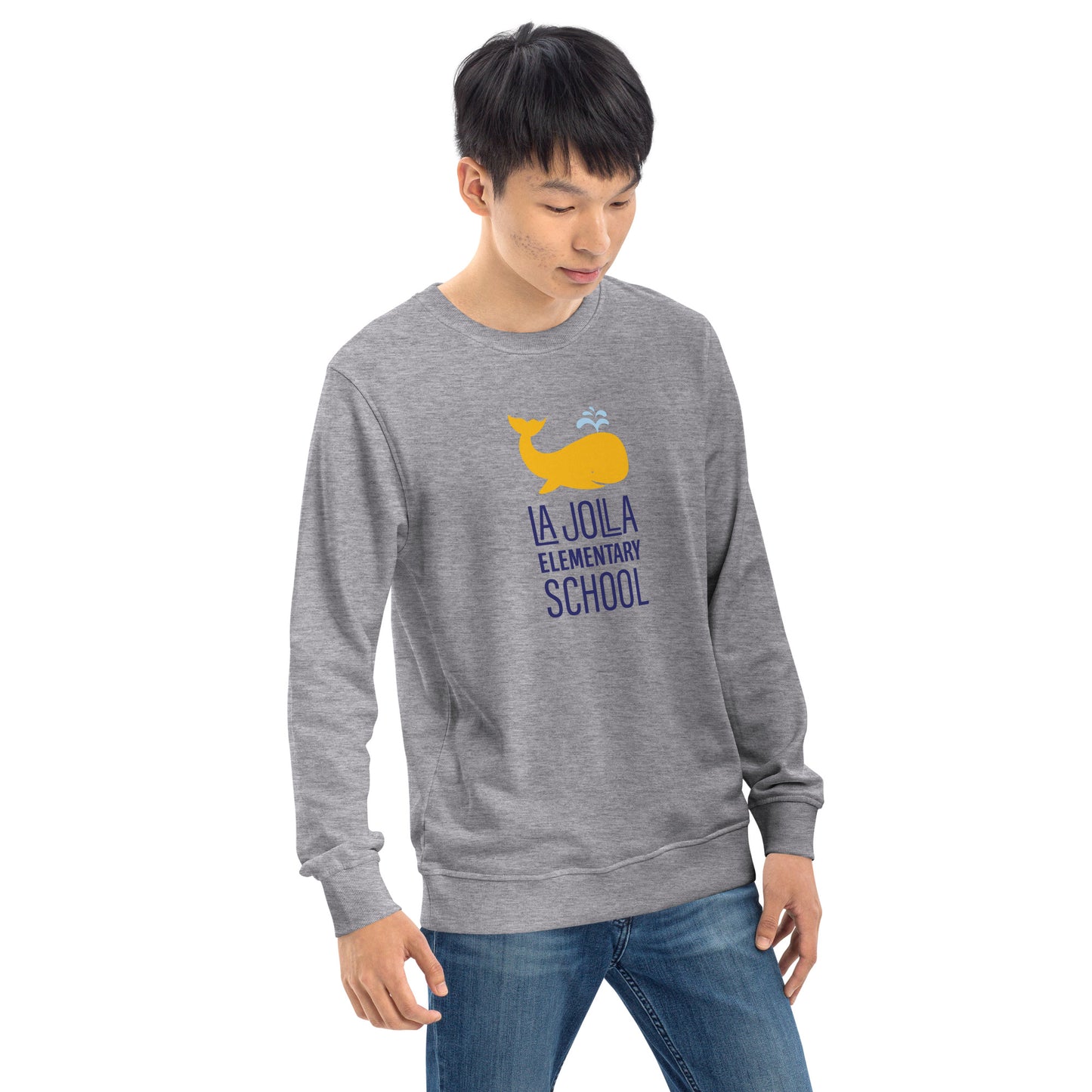 Whale Collection: Adult Unisex Organic Sweatshirt