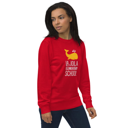 Whale Collection: Adult Unisex Organic Sweatshirt