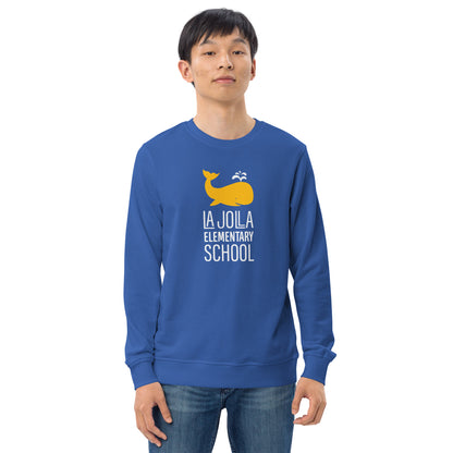 Whale Collection: Adult Unisex Organic Sweatshirt