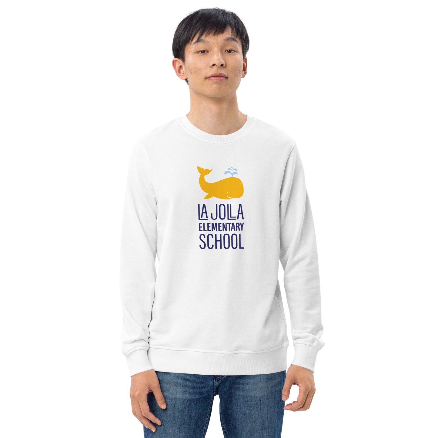 Whale Collection: Adult Unisex Organic Sweatshirt