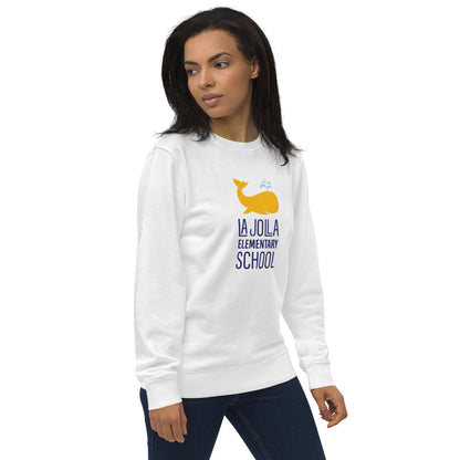 Whale Collection: Adult Unisex Organic Sweatshirt