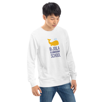 Whale Collection: Adult Unisex Organic Sweatshirt