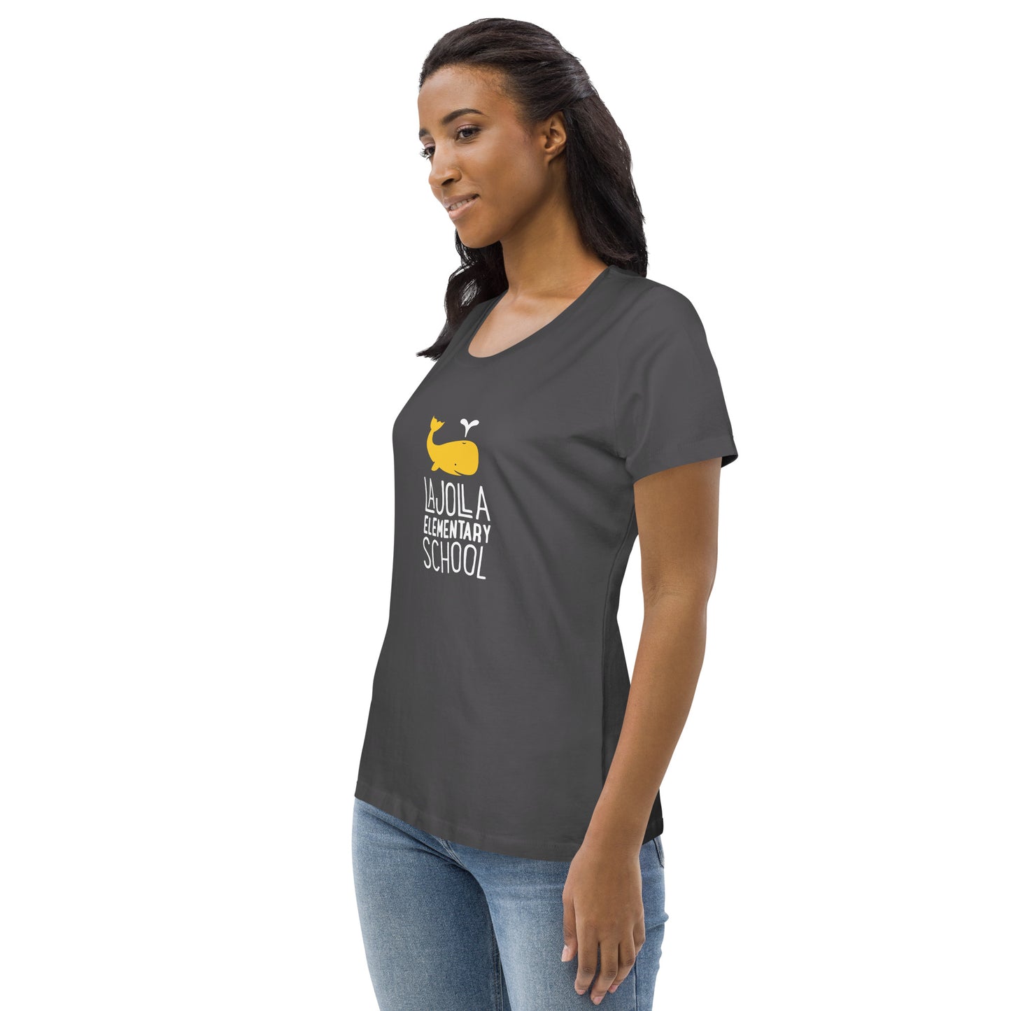 Whale Collection: Adult Women's Fitted Eco Tee