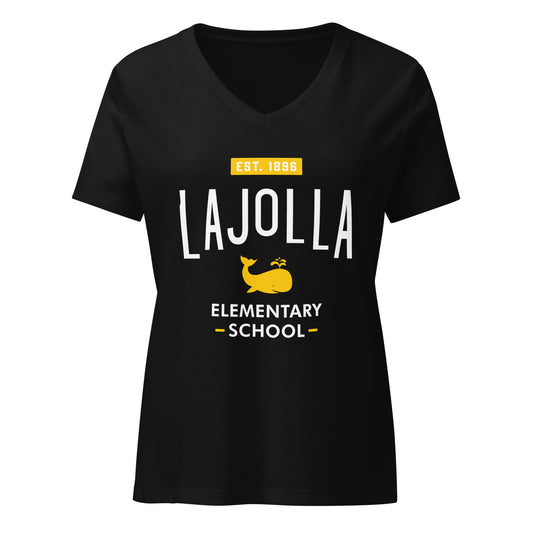 School Collection: Women’s relaxed v-neck t-shirt