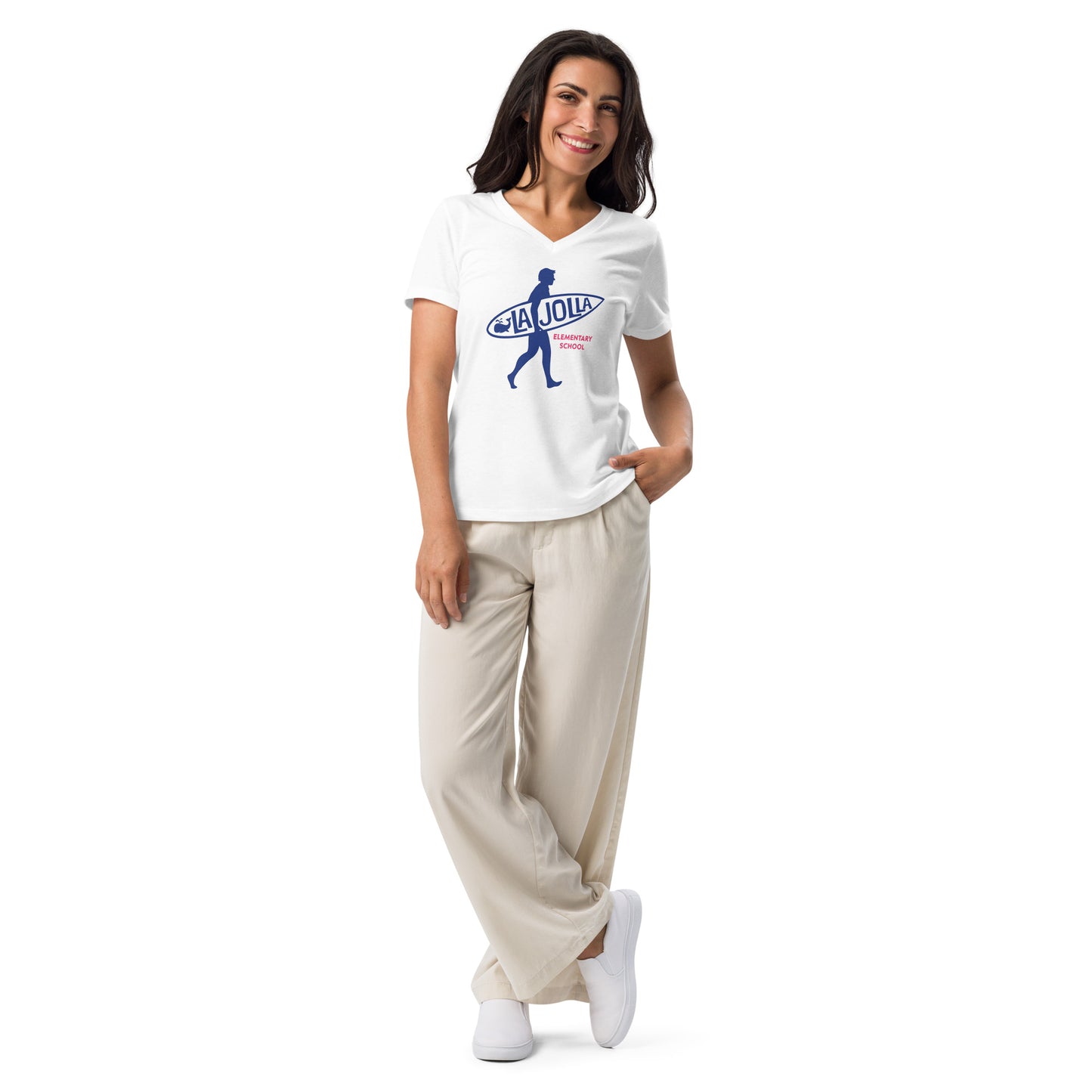 Surfer Collection: Women’s Relaxed V-Neck T-Shirt